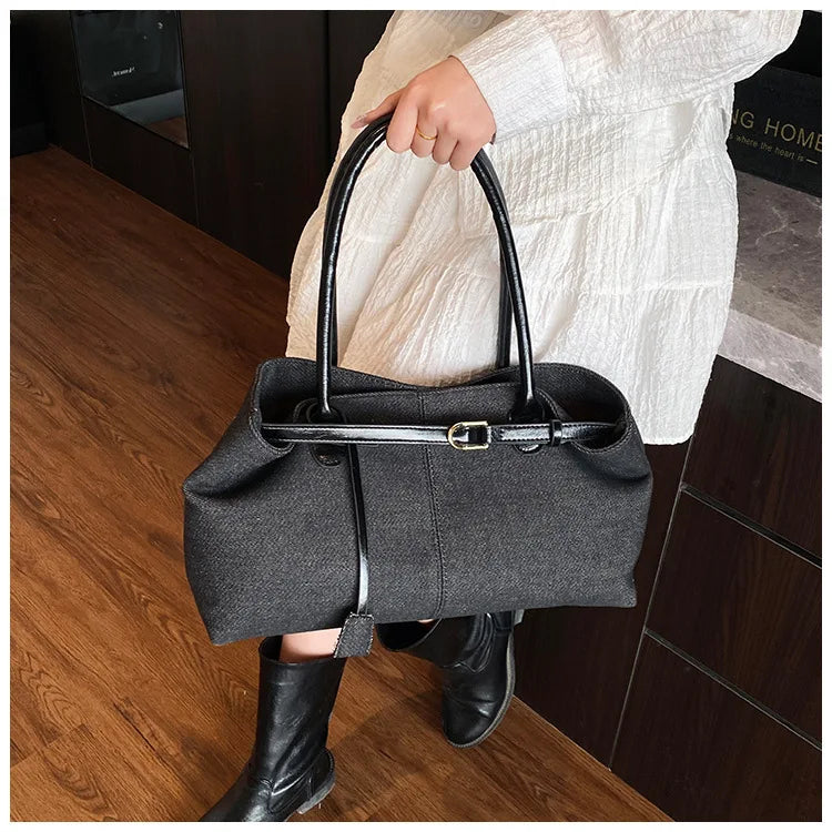 2026 High Quality Fashionable Versatile Commuting Handbag Simple Casual Large Capacity Single Armpit Shoulder Bag for Women