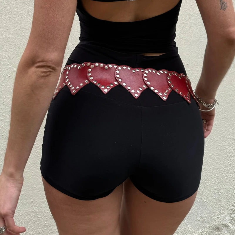 Women Folds Over Low Waist Shorts Coquette Slim Fit Boxer Shorts Pants Girl Casual Workout Fittness Yoga Running Micro Shorts