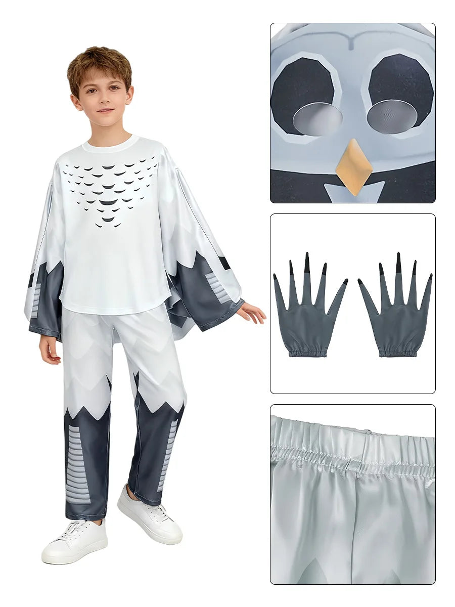99 Nights In The Forest Deer Costume Fnaf Horriable Halloween owl  party Costume for Adult Kid Nightmare Reindeer Christmas Gift
