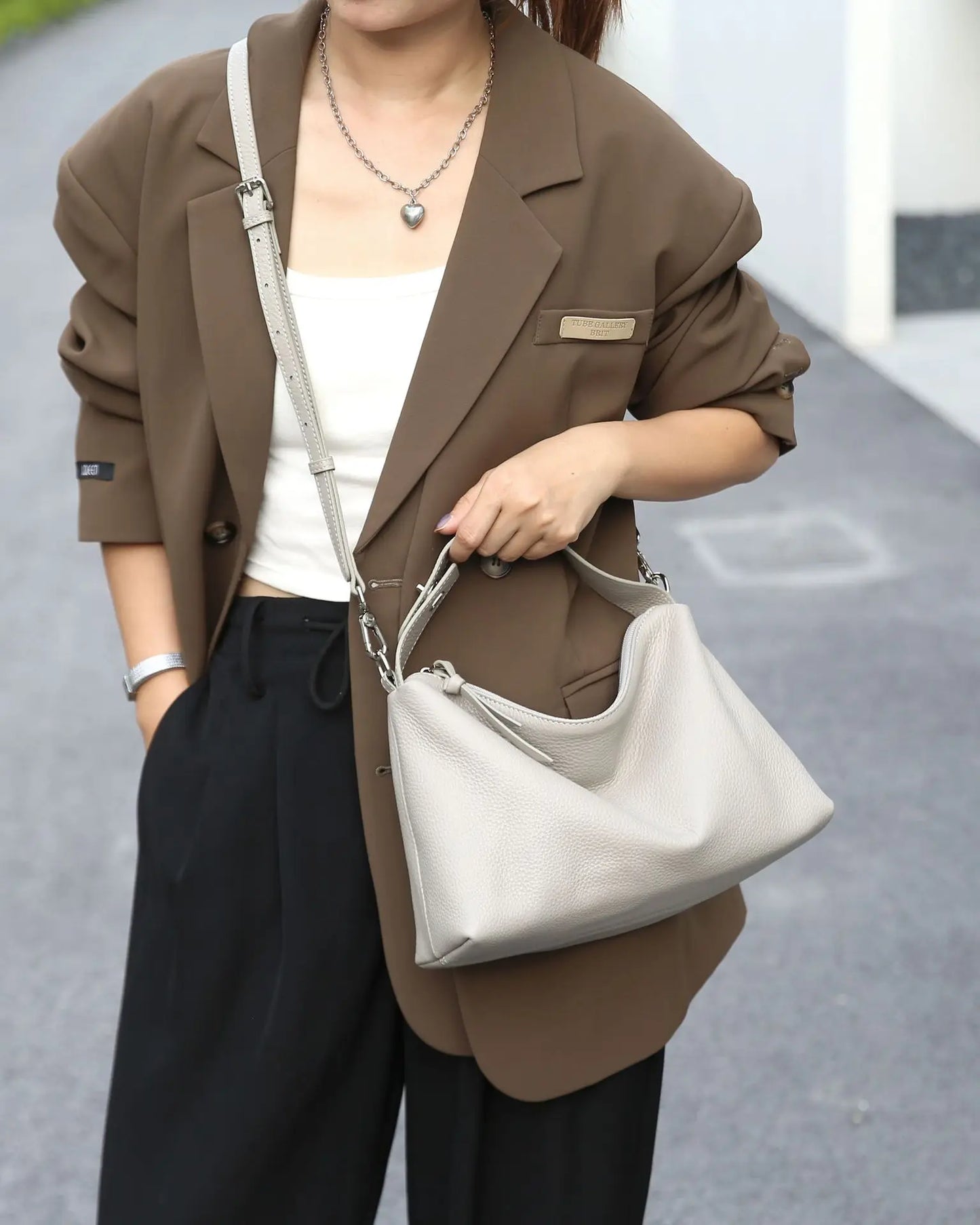 Vintage Messenger Bag Red Mom Bag Leather Bag Soft Leather Large Capacity Minimalist Crossbody Bag Women Female Luxury Bag