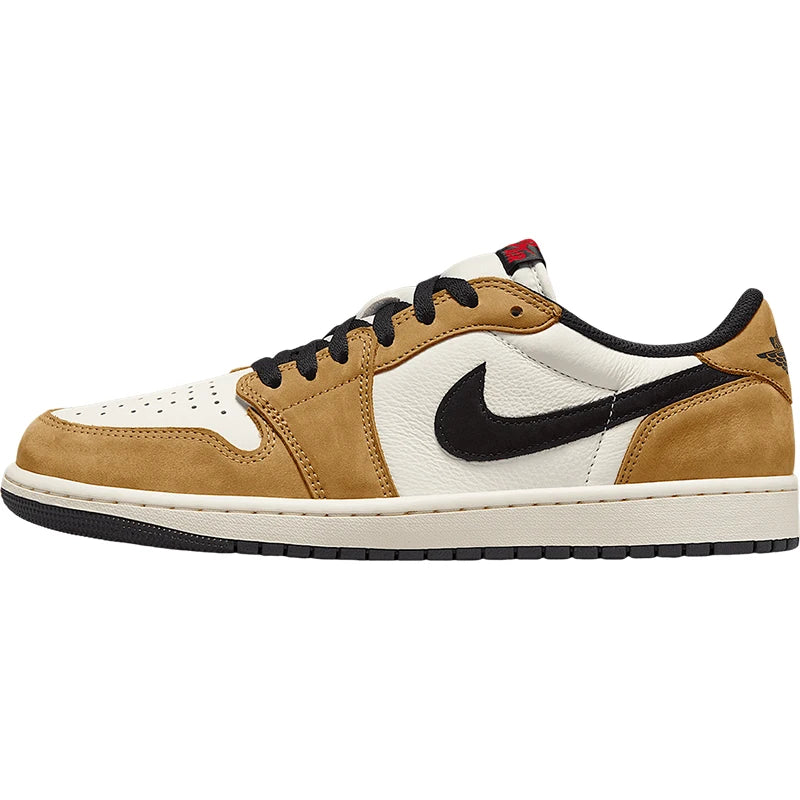 Nike genuine JORDAN men's and women's durable classic lightweight low top basketball shoes CZ0790-107