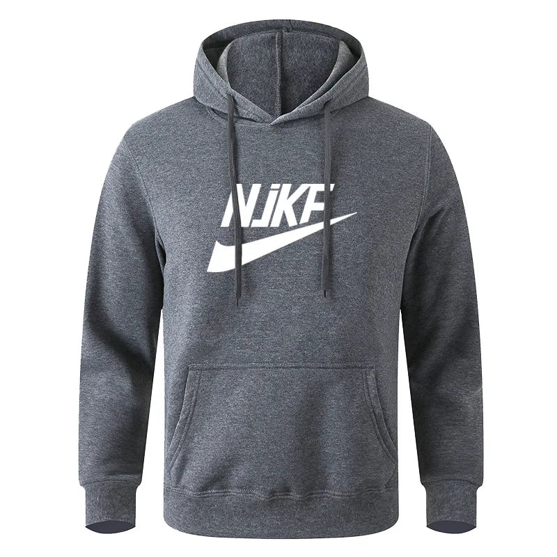New autumn and winter men's and women's fleece hoodies for foreign trade, casual sports, fashionable men's hoodies