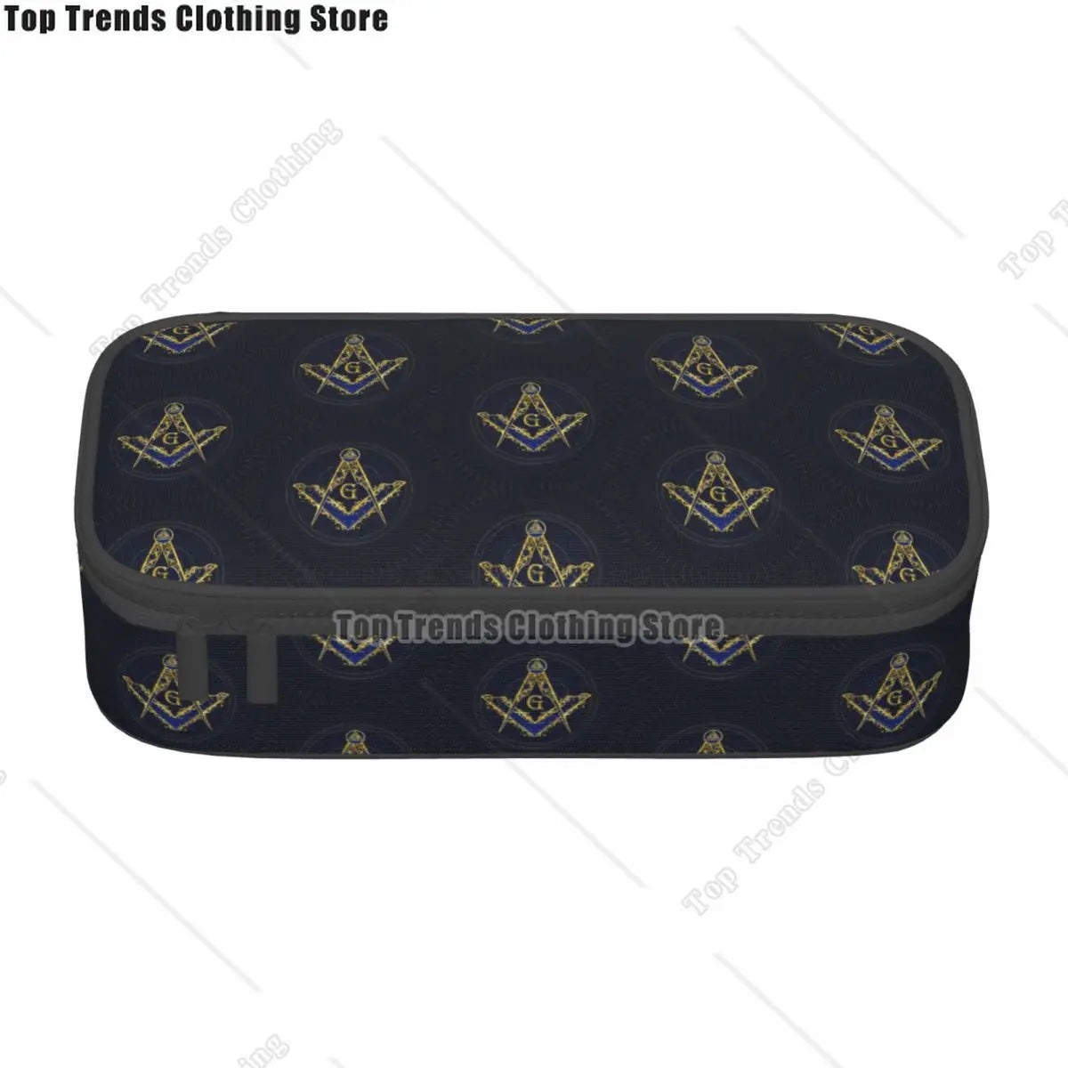 Kawaii Masons Masonic Freemason Pencil Cases for Girl Boy Big Capacity Mason Freemasonry Pencil Pouch Stationery