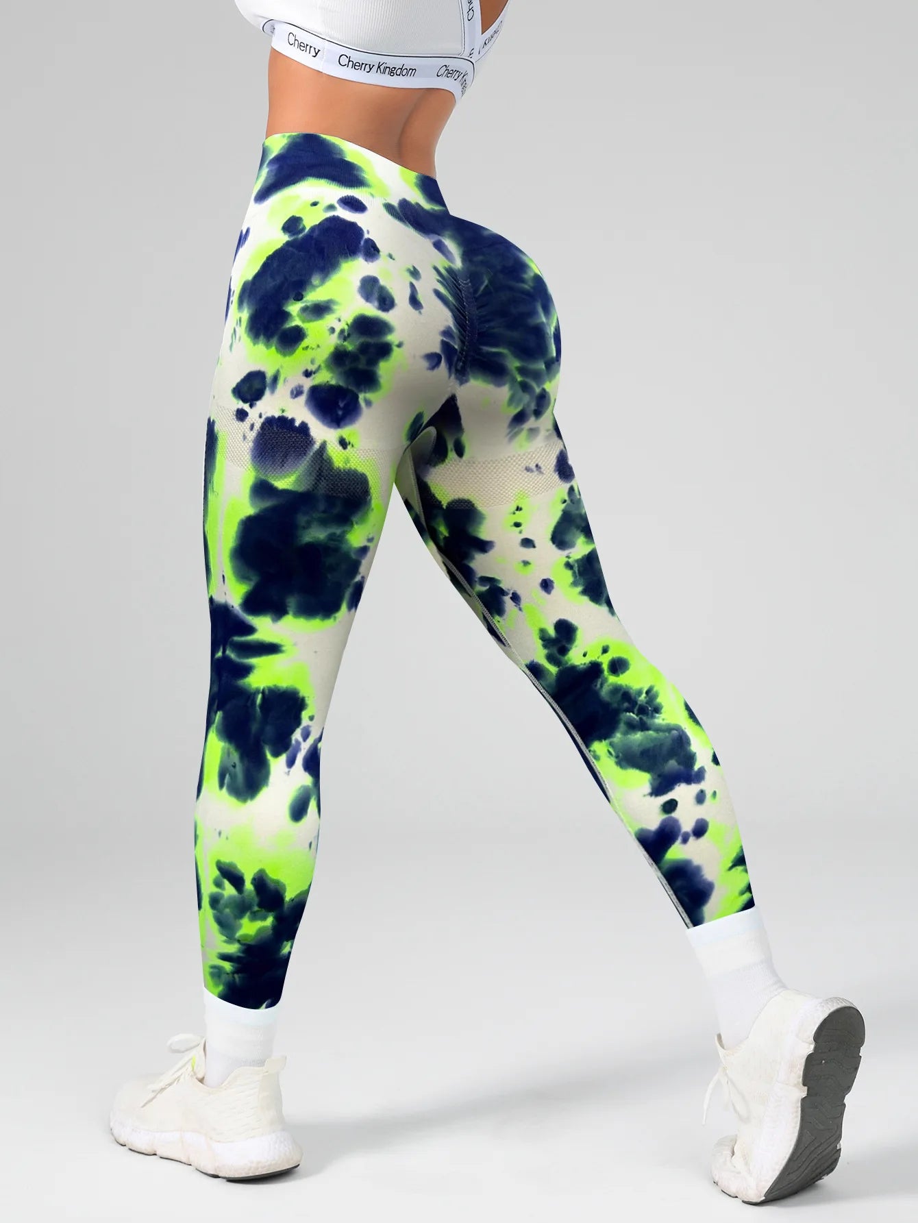 Women High-end Yoga Pants Fitness Leggings High elastic Sports Pants Push UP Tights Running Leggings Breathable Gym Leggings