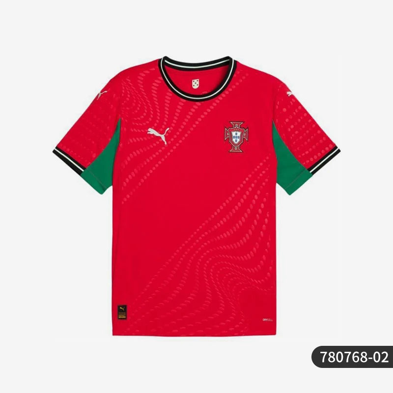 Puma genuine Portugal women's home fan edition men's short sleeved football jersey 780768-02