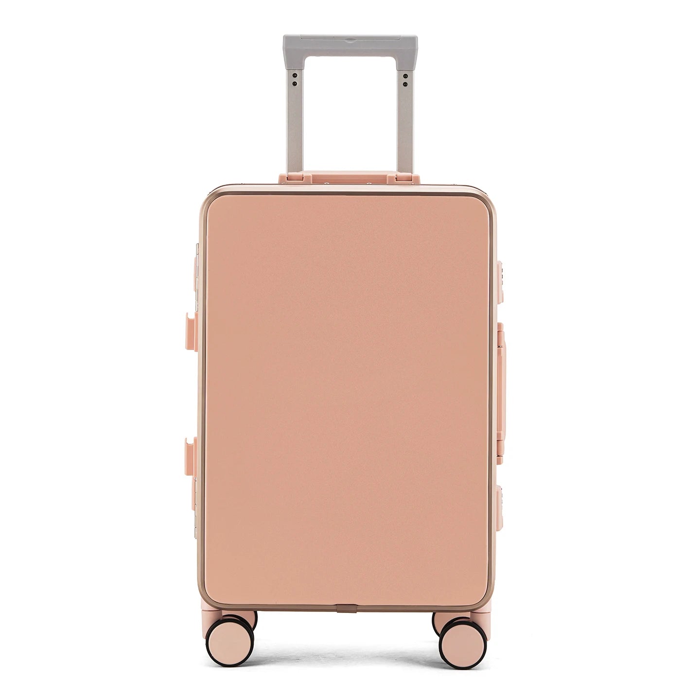 Gilding Aluminum Frame Suitcase Thickened PC Multifunctional 20 inch Boarding box Morandi Color Series 24/ 26 inch Trolley Case