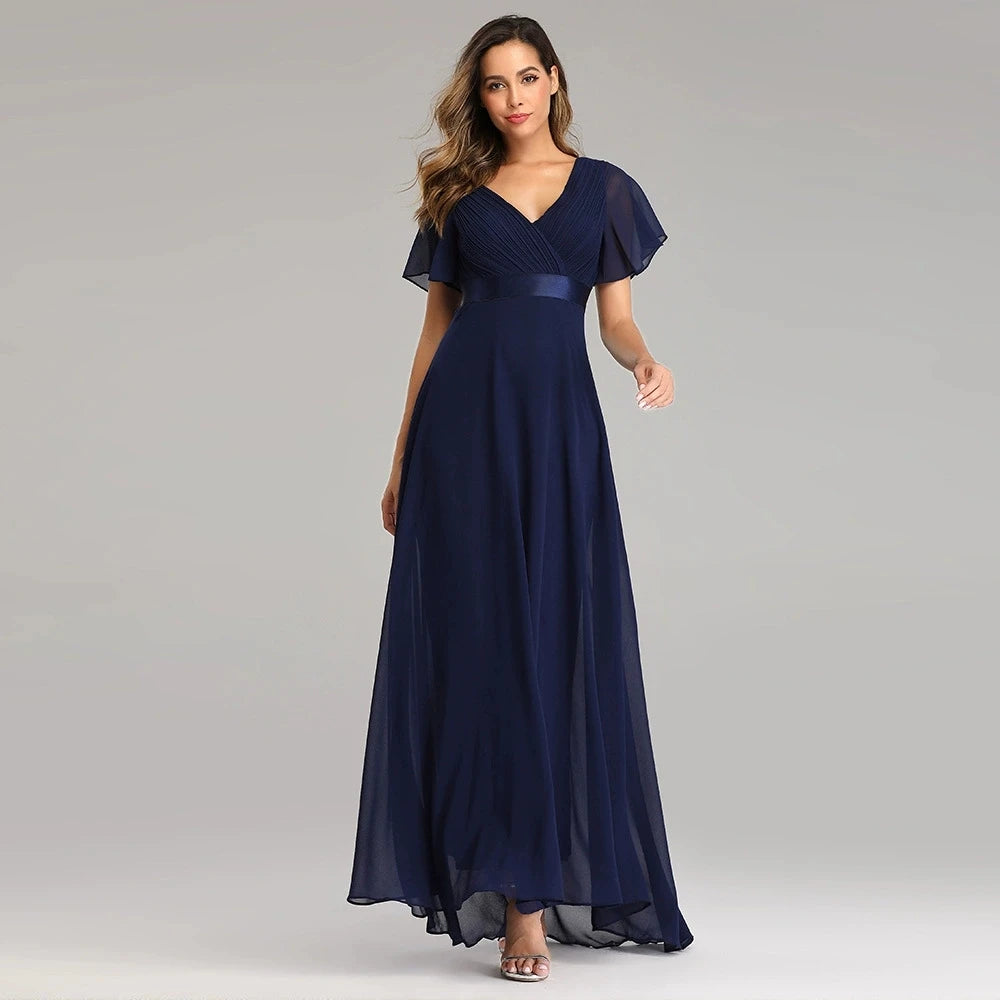 Women's Long Dresses Elegant Green Tulle Evening Dress with Sequins Plus Size Formal Party Gown