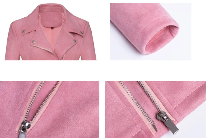 2026 New Women's Red Short Jacket, Fashion Casual Coat Black White Pink Green Brown Female Tops Outerwear XS S M L XL XXL