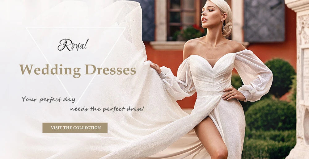 Ivory Wedding Dress Luxury Applique Sheer Tulle Neck Mermaid Wedding Gowns for Bride Long Sleeves Satin Elegant Bridal Dresses