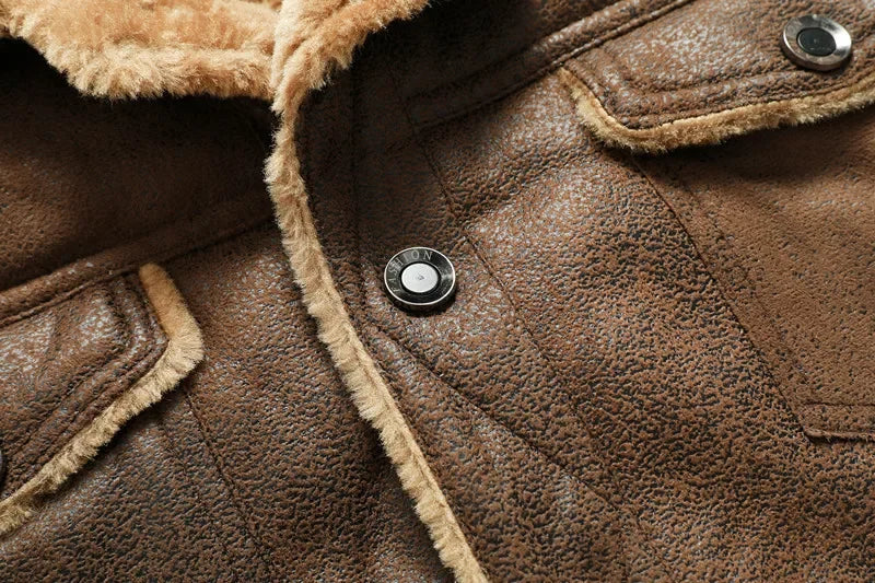 Brand Slim Genuine Leather Bomber Jacket Business Men Leather Flights Jacket Warm Pilot Coats High Quality Leather Jackets men
