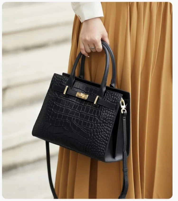 ZOOLER Woman Handmade 100% Real leather Handbag Genuine leather Cowskin Women shoulder Bags Shopping  Tote Bags In Stock #WP3960