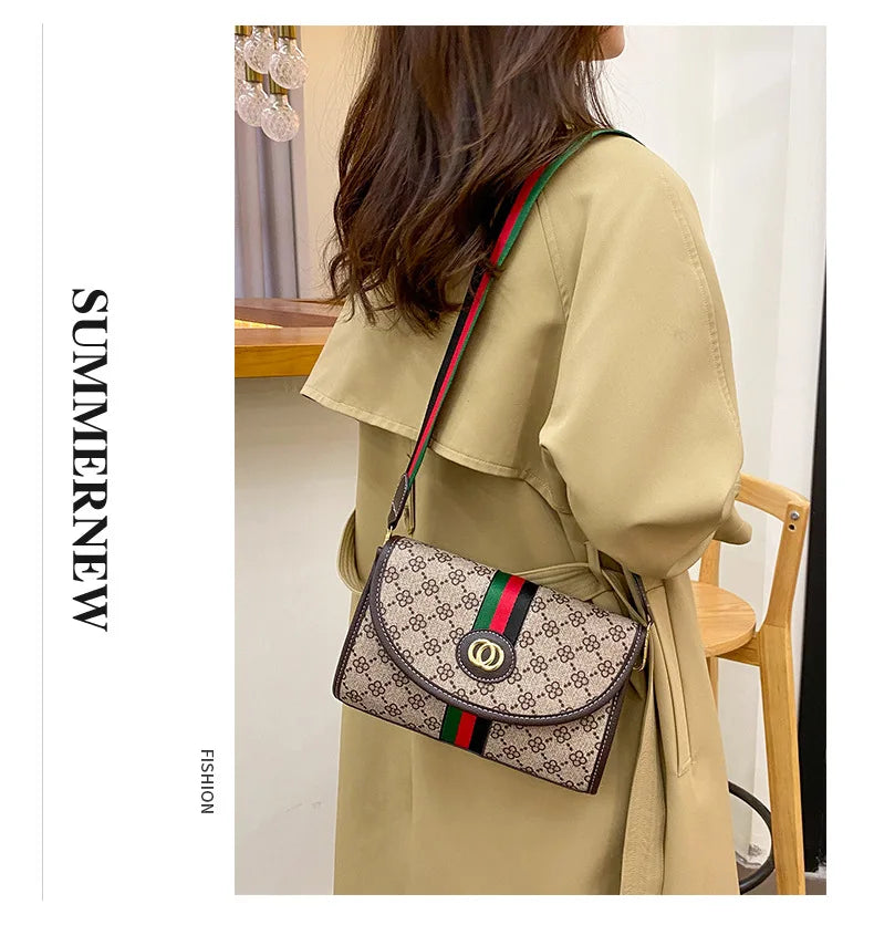 High-End Fashion Women's Envelope Shoulder Messenger Bag Versatile New Style Handbag for All Seasons