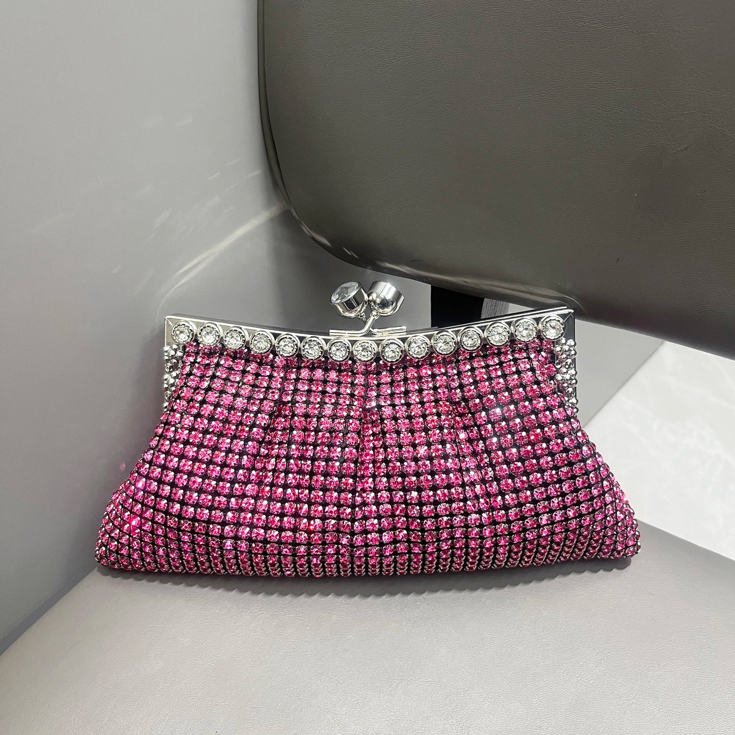 Handle Rhinestones Evening clutch Bag Purses and handbag luxury Designer shiny Crystal Clutch purse bucket bag shoulder bags