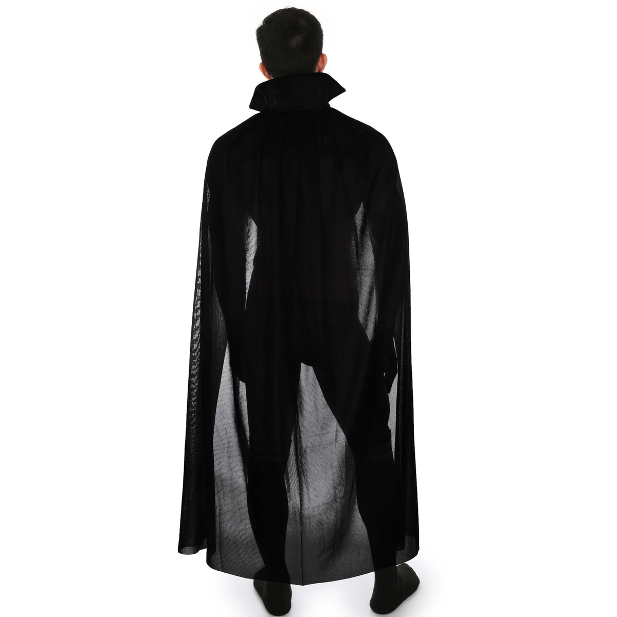 Halloween Cosplay Vampire Wizard Death Cloak Costumes Grim Reaper Black Translucent Erotic Cape Clubwear Stage Performance Wear