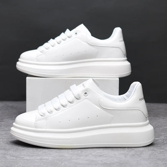 Classic white casual men's and women's shoes non-slip lightweight tennis walking shoes men's outdoor running shoes