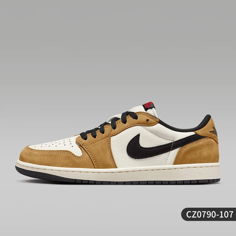Nike genuine JORDAN men's and women's durable classic lightweight low top basketball shoes CZ0790-107