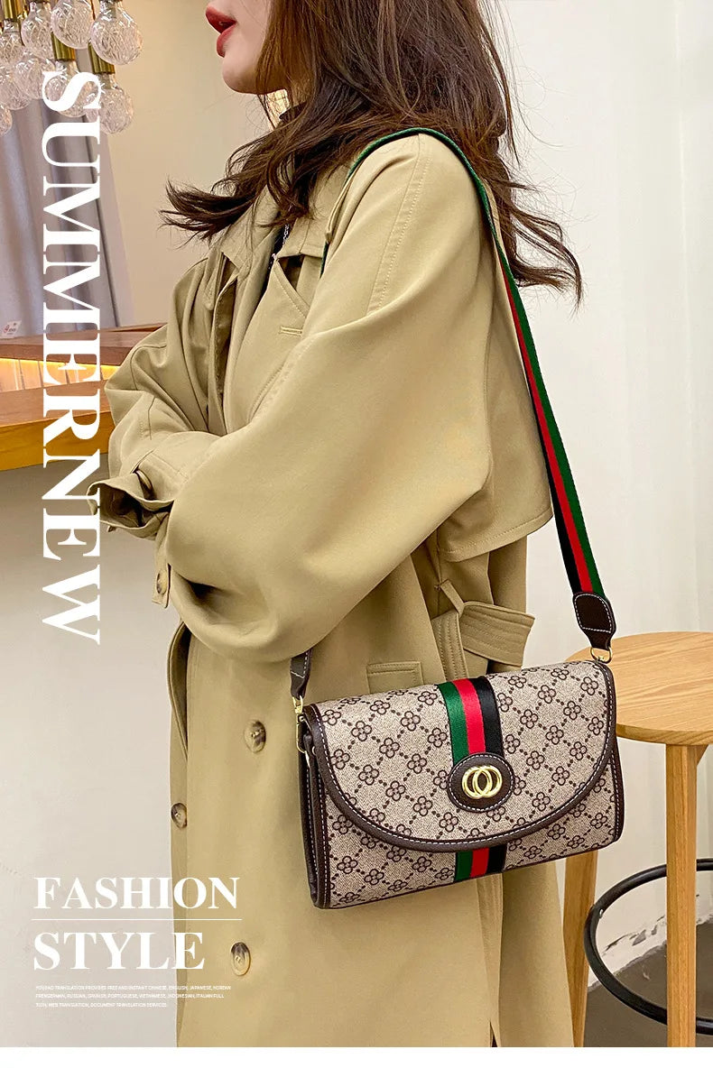 High-End Fashion Women's Envelope Shoulder Messenger Bag Versatile New Style Handbag for All Seasons