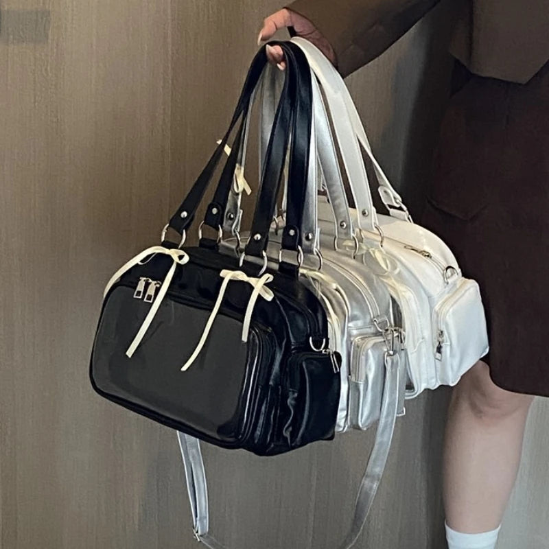 Anime Two-Dimension Japanese Uniform Bag Jk Shoulder Bag Large Capacity Crossbody Versatile Badge Display Bag Doll Itabag Purse