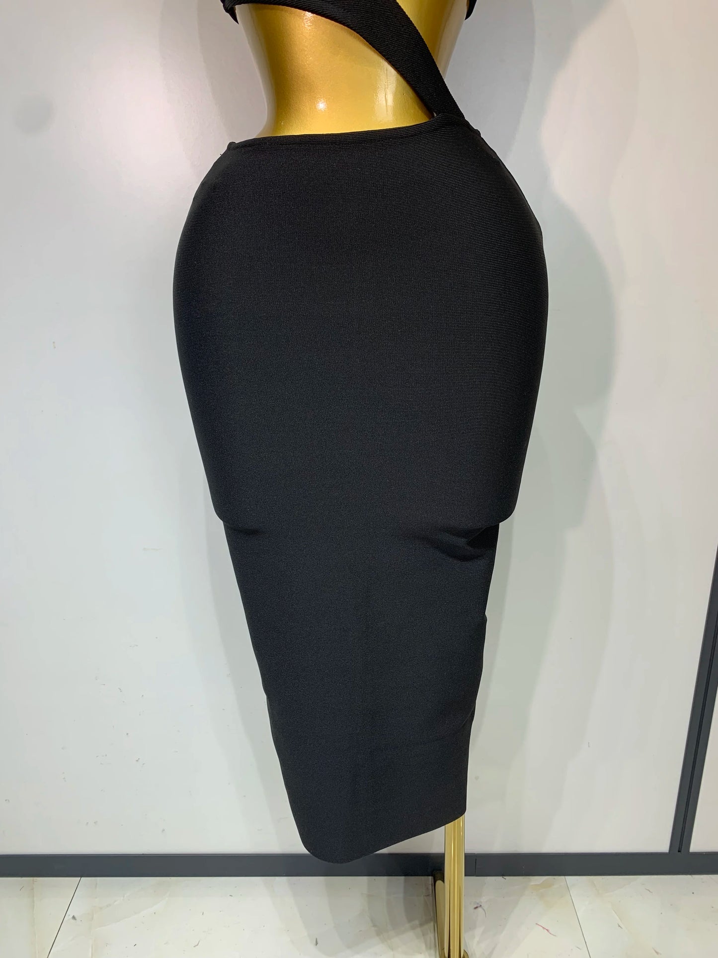 Women Sexy Halter Backless Black Bodycon Midi Bandage Dresses Elegant Evening Club Party Luxury Birthday Cocktail Prom Gown