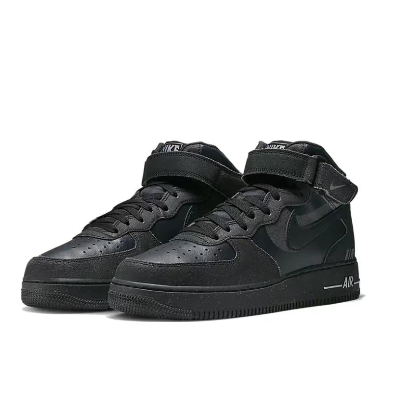 Nike Air Force 1 07 Minimalist, Fashionable, Premium, Versatile Mid-Top Casual Sneakers Anti-Slip, Wear-Resistant DQ7666-001
