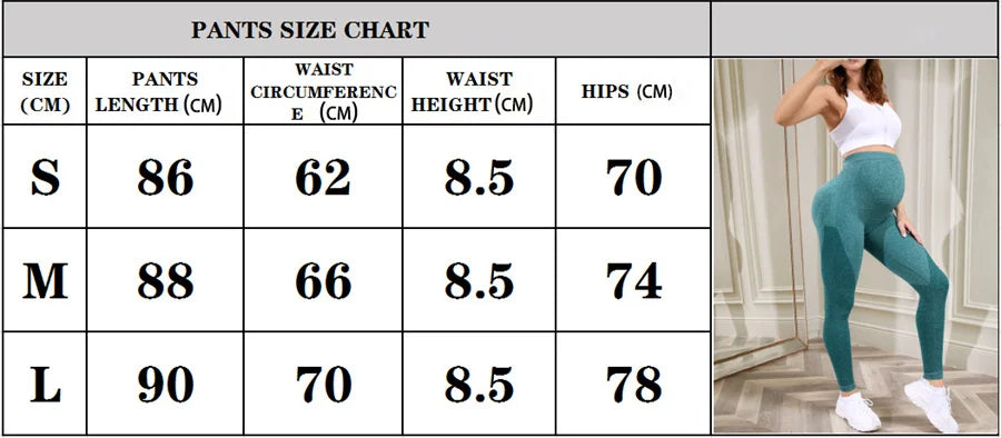 Pregnant Women Leggings Long Pants Maternity Sports Gym High Waist Pants Belly Support Skinny Maternity Legging Body Shaper