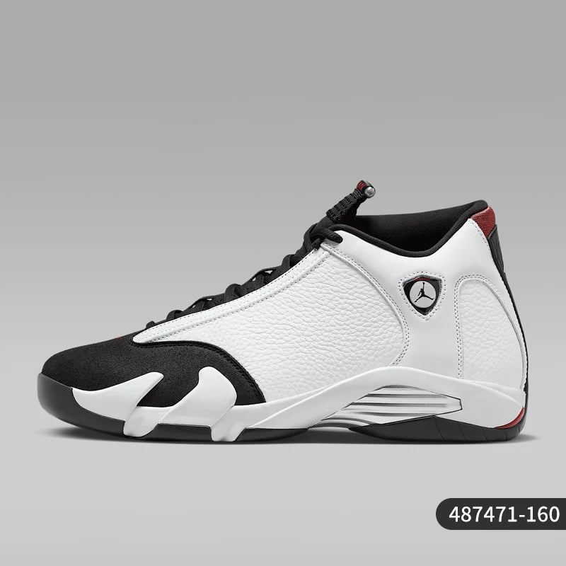 Nike genuine JORDAN men's mid top sports cushioning training basketball shoes 487471-160
