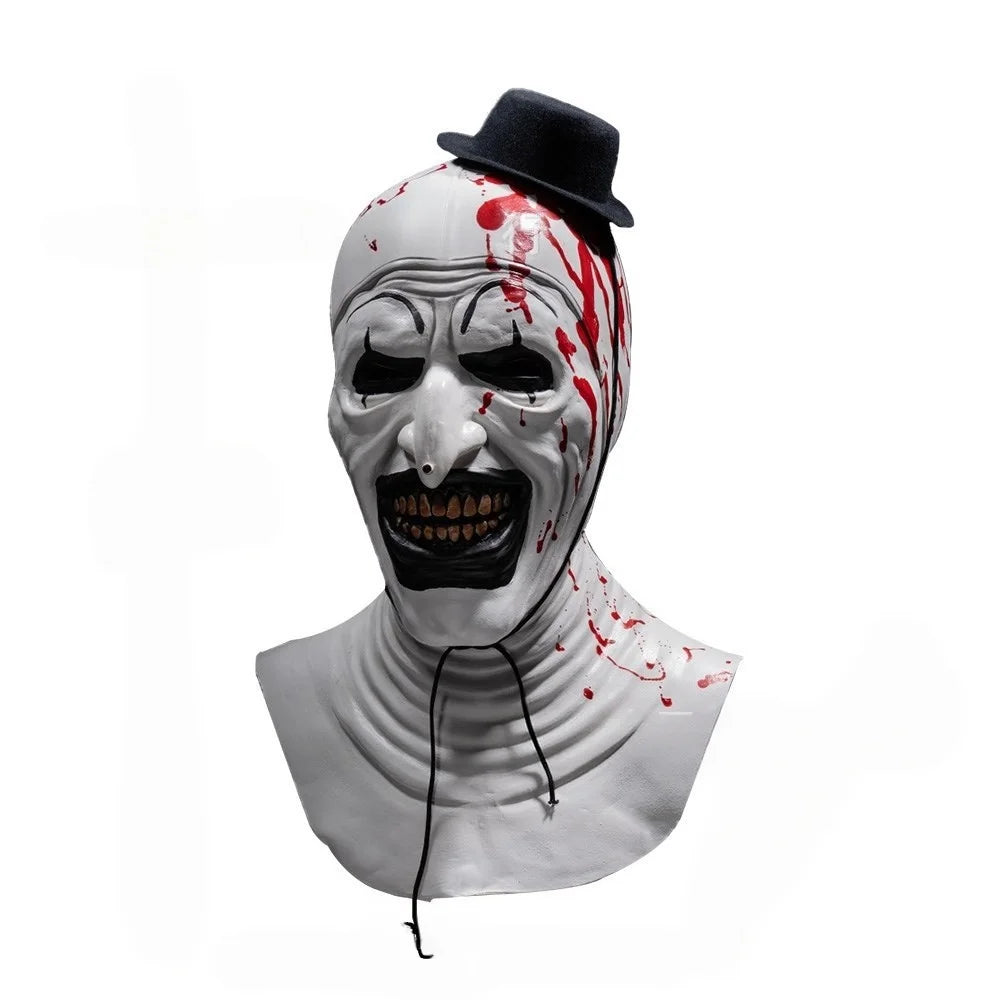 Terrifier Art The Clown Cosplay Costume Horror Joker Clown Suit Full Set Halloween Party Role Play Outfit for Men Women