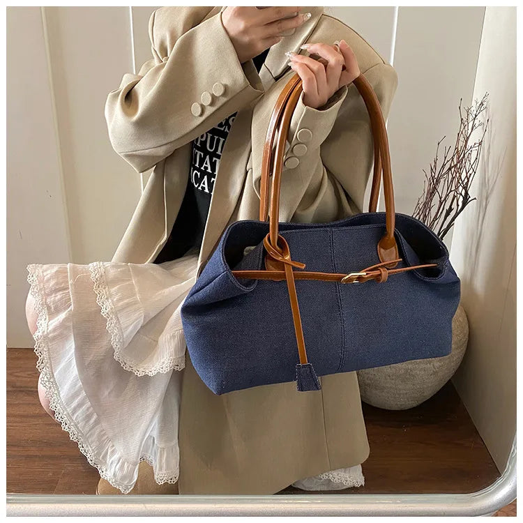 2026 High Quality Fashionable Versatile Commuting Handbag Simple Casual Large Capacity Single Armpit Shoulder Bag for Women