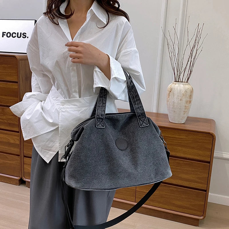 Fashion Big Denim Handbag Women Bag Lady Shoulder Messenger Bags Jeans Luxury Female Large Capacity Travel Tote bags