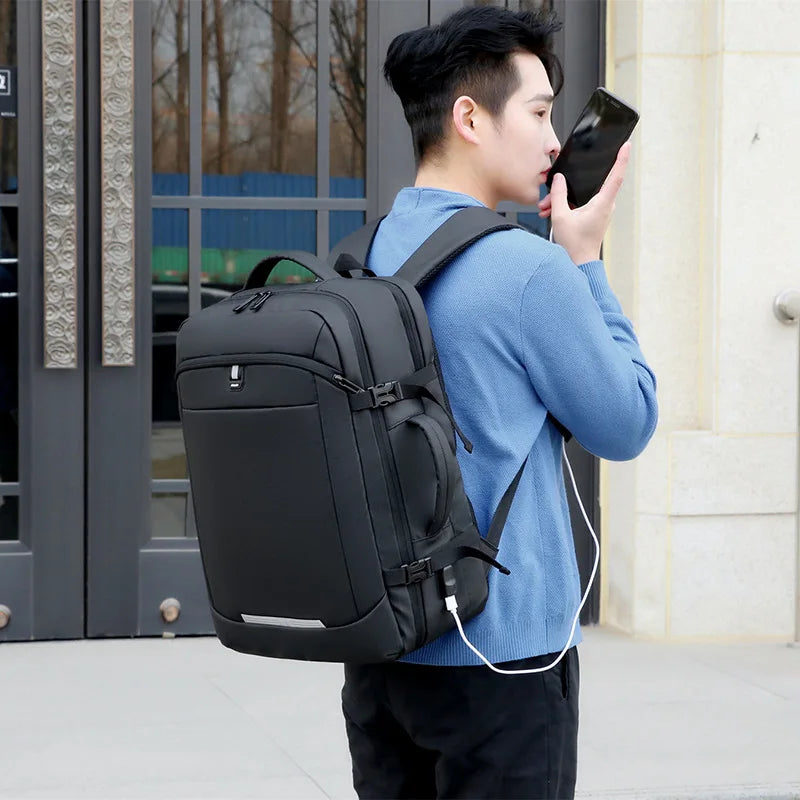 Laptop Bag Travel Backpack USB Charging Men Women Water Proof Rucksack College Student Shoulder Orthopedic Bags Mochilas Hombre