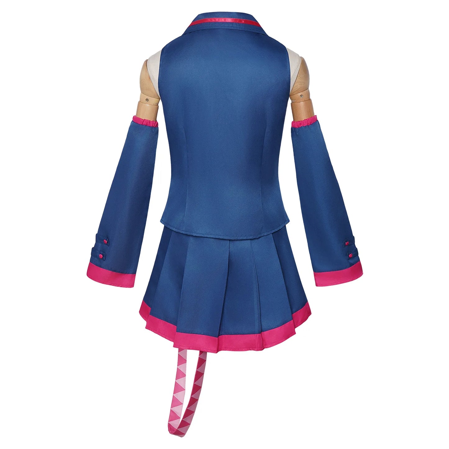 Kasane Teto Cosplay Costume Blue Uniform Dress Vtuber Vocaloid Idol Outfit Women Halloween Anime Party Role Play Suit