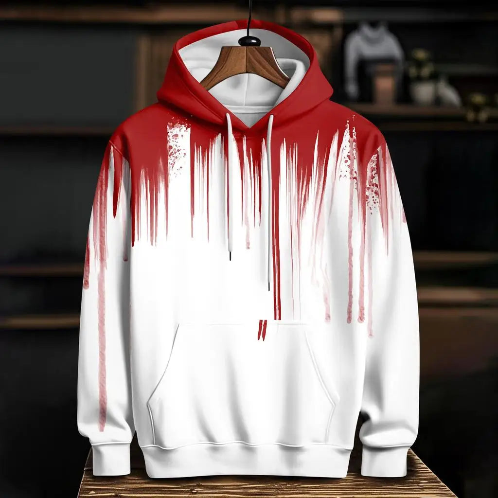 Halloween Horror Blood 3D Print Hoodies Men's Women Casual Hooded Sweatshirt Harajuku Pullover Tracksuit Unisex Coat Clothing
