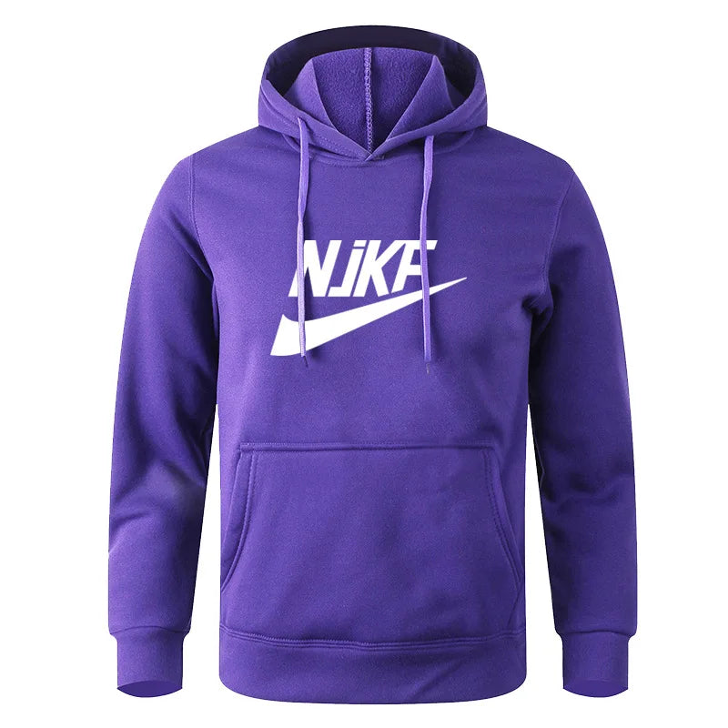 New autumn and winter men's and women's fleece hoodies for foreign trade, casual sports, fashionable men's hoodies