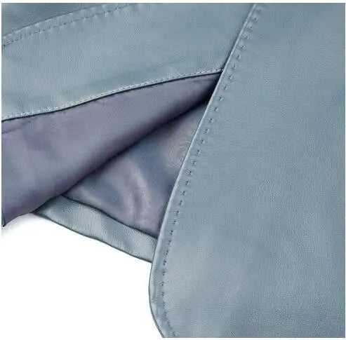 High Quality Genuine Leather Men's Suit Leather Coat Autumn and Winter New Sheep Skin Casual Small Suit Coat Men Leather Jacket