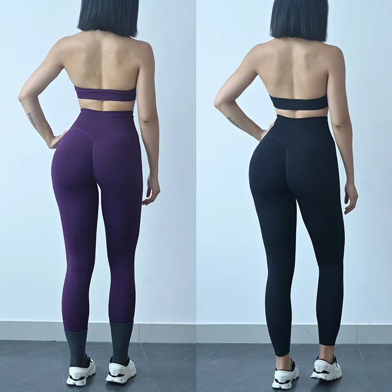 Booty Lifting Leggings for Women - High Waist Compression Workout Pants, Seamless Yoga Tights for Gym & Running