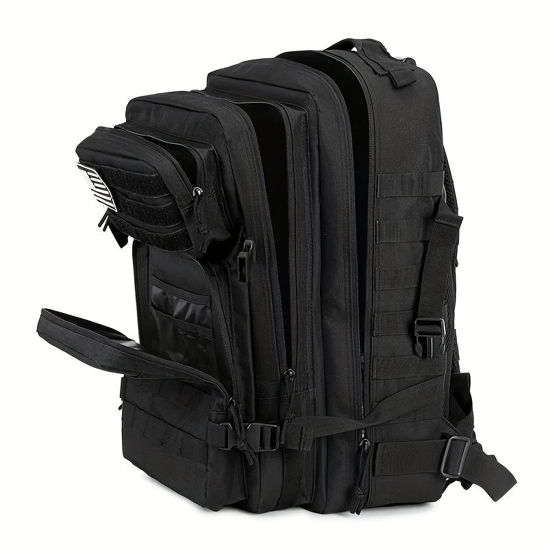 Outdoor Tactical Men's Backpack, 50L Camouflage Waterproof Sports Assault Backpack, Camping and Mountaineering Women's Backpacks