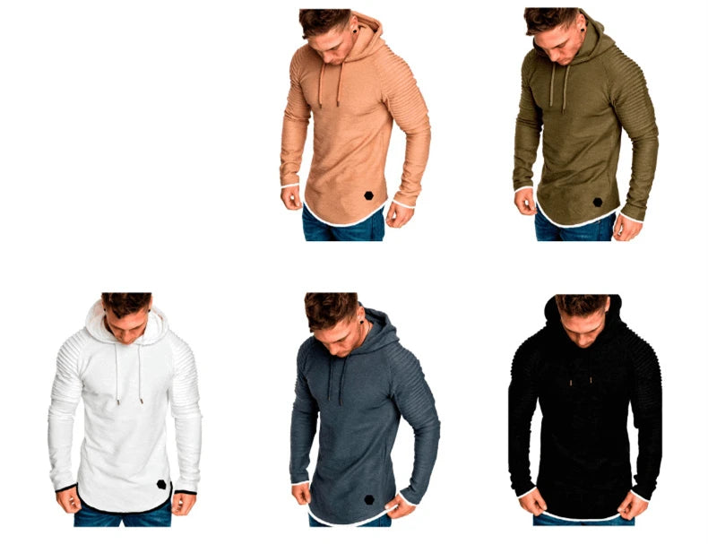 MRMT 2026 Brand New Hooded Sweatshirts Raglan Fringe Folds Long Sleeve Men Hoody Pullovers Clothing Man Hoodies Sweatshirts