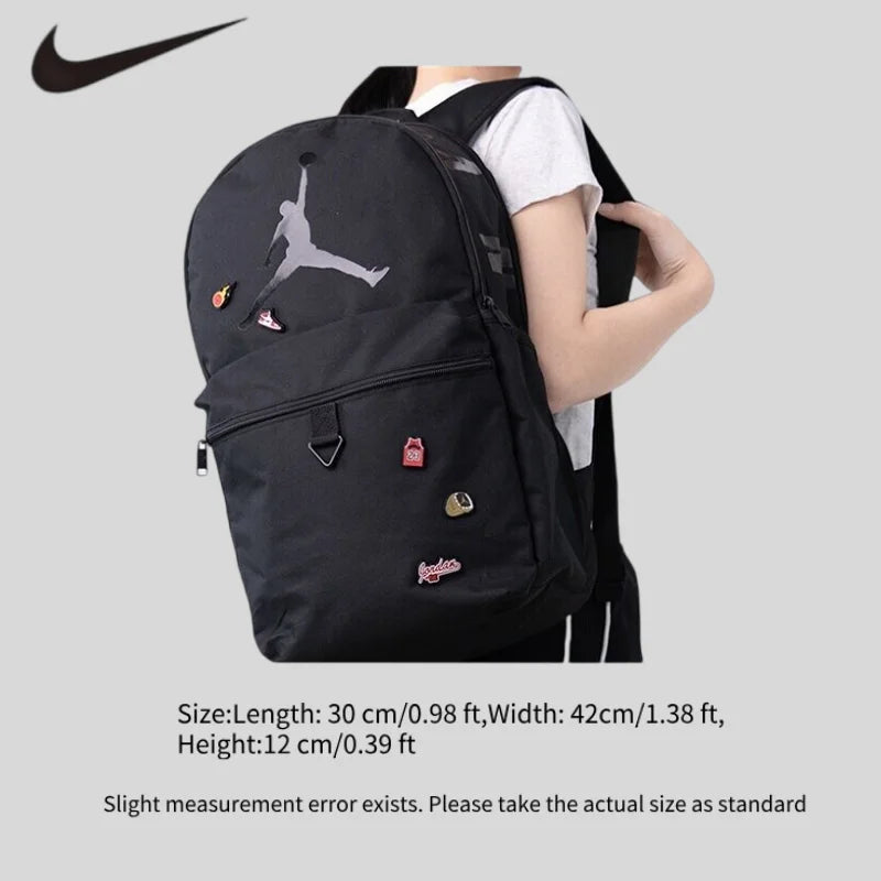 Nike Nike Jordan Backpack Sports Backpack Outdoor Travel Bag School Bag Leisure Bag
