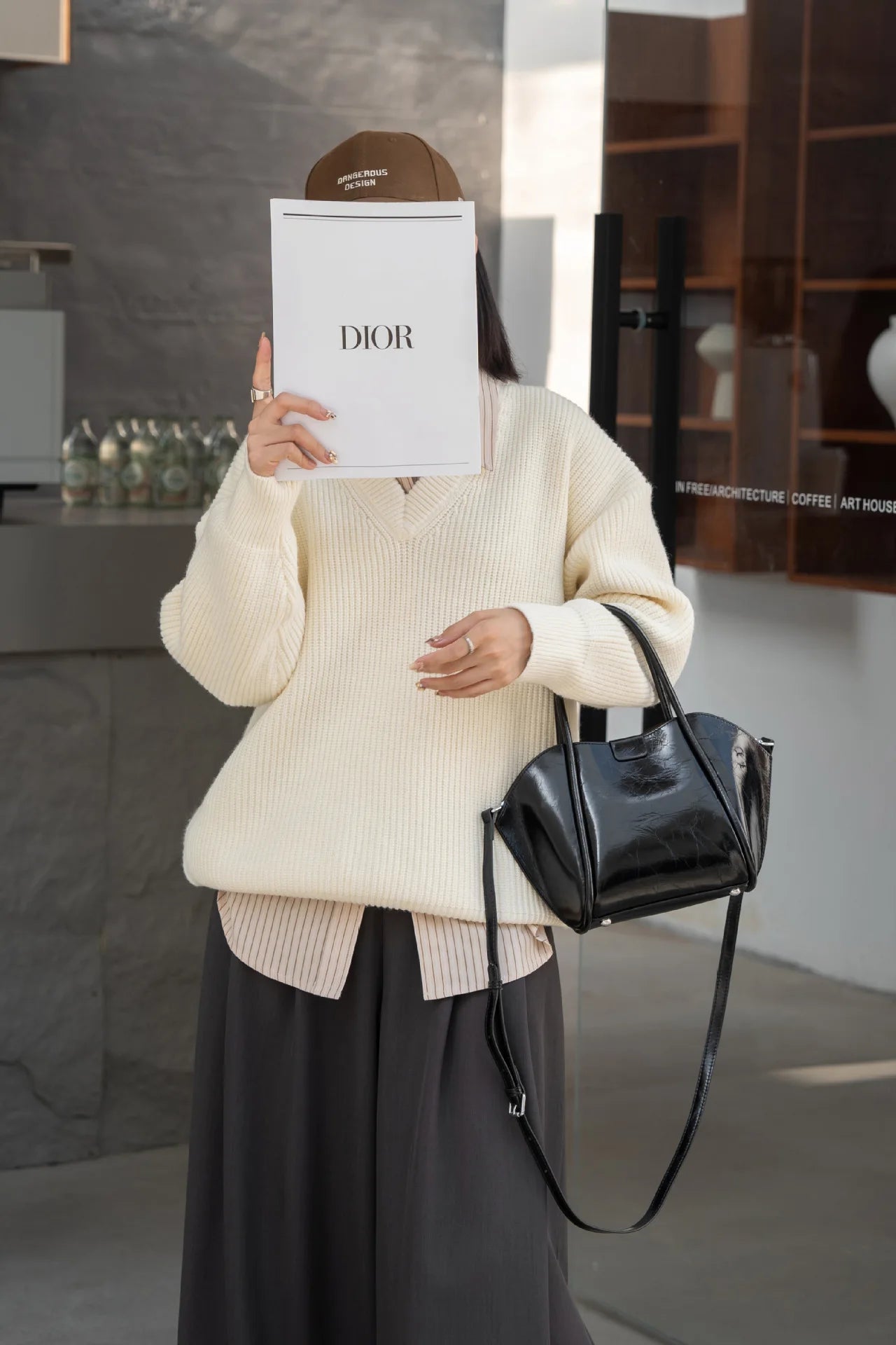 YANATARI Genuine Leather Woman Bag Shoulder Bag Handbags Ladies Crossbody Bags Luxury Designer Minimalism Bag Cowhide Bucket Bag