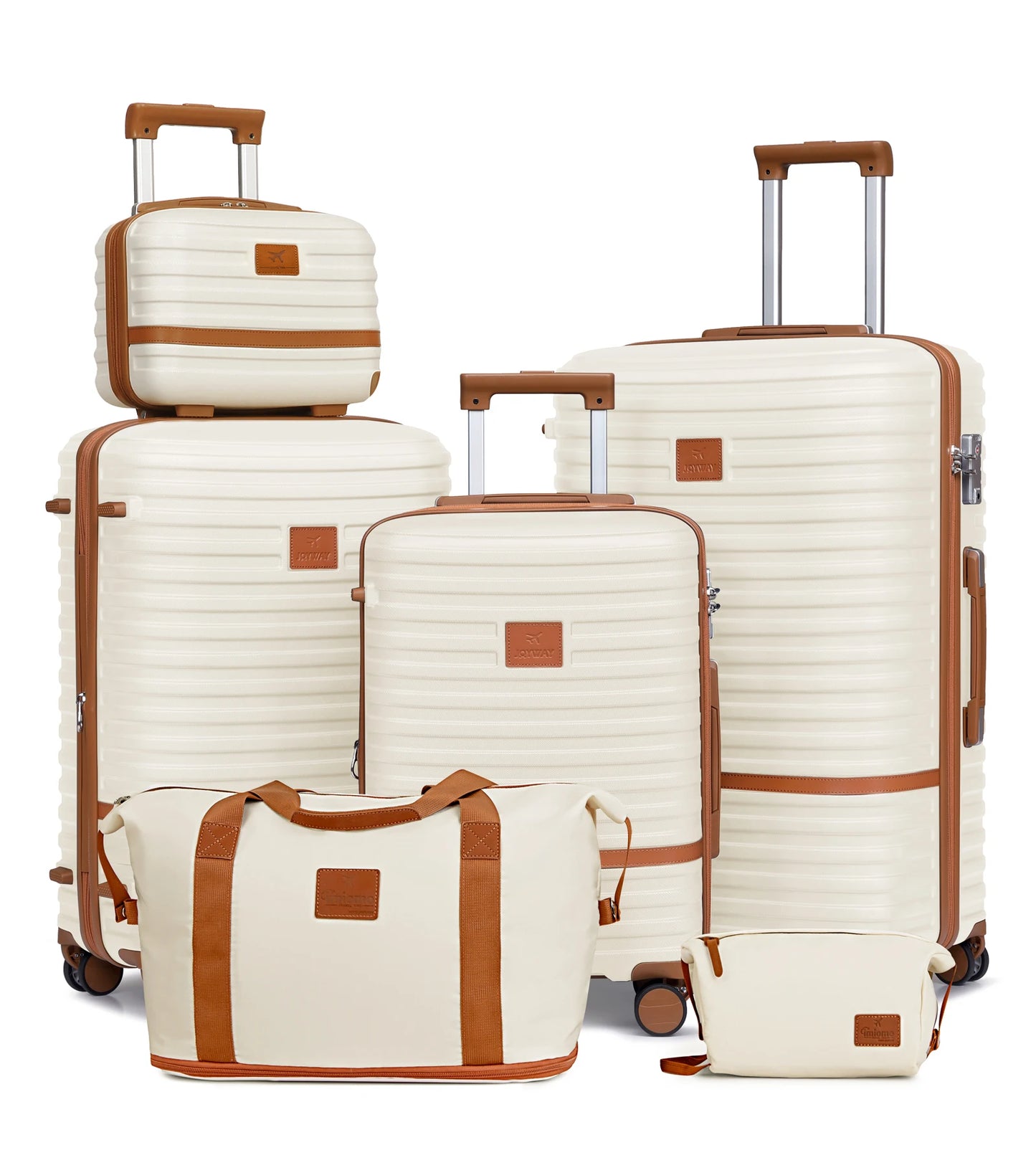 Joyway Carry On Luggage Set, Expandable Suitcase with Spinner Wheels and TSA Lock, Hard Shell Lightweight Durable