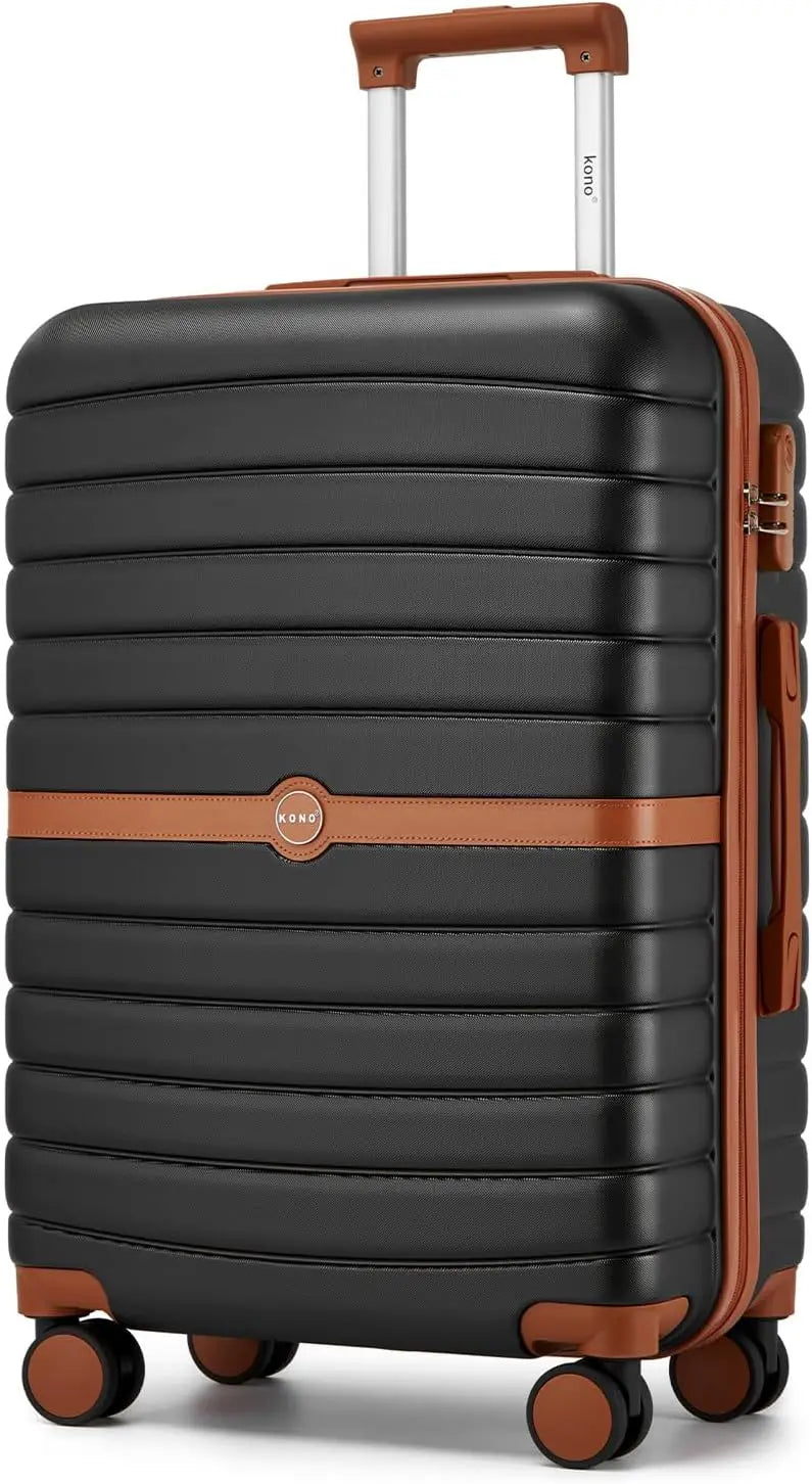 KONO Hard Shell Case (55/66/76 cm) PC suitcase Set with 360 ° Roll & Combination Lock