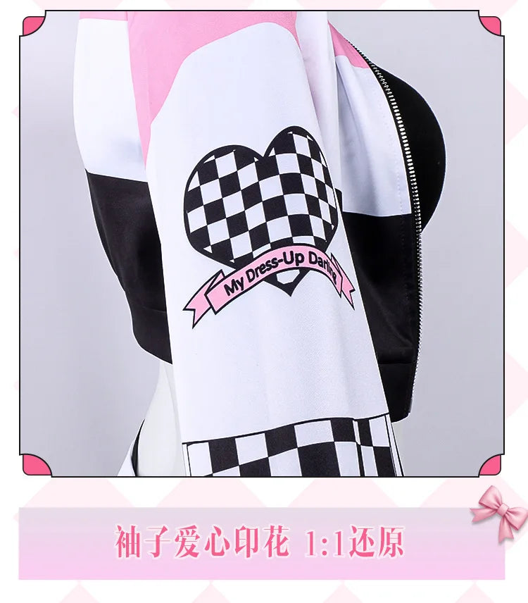 Marin Kitagawa Cosplay Costume My Dress Up Darling Race Suit Halloween Party Outfit for Women Anime Roleplay