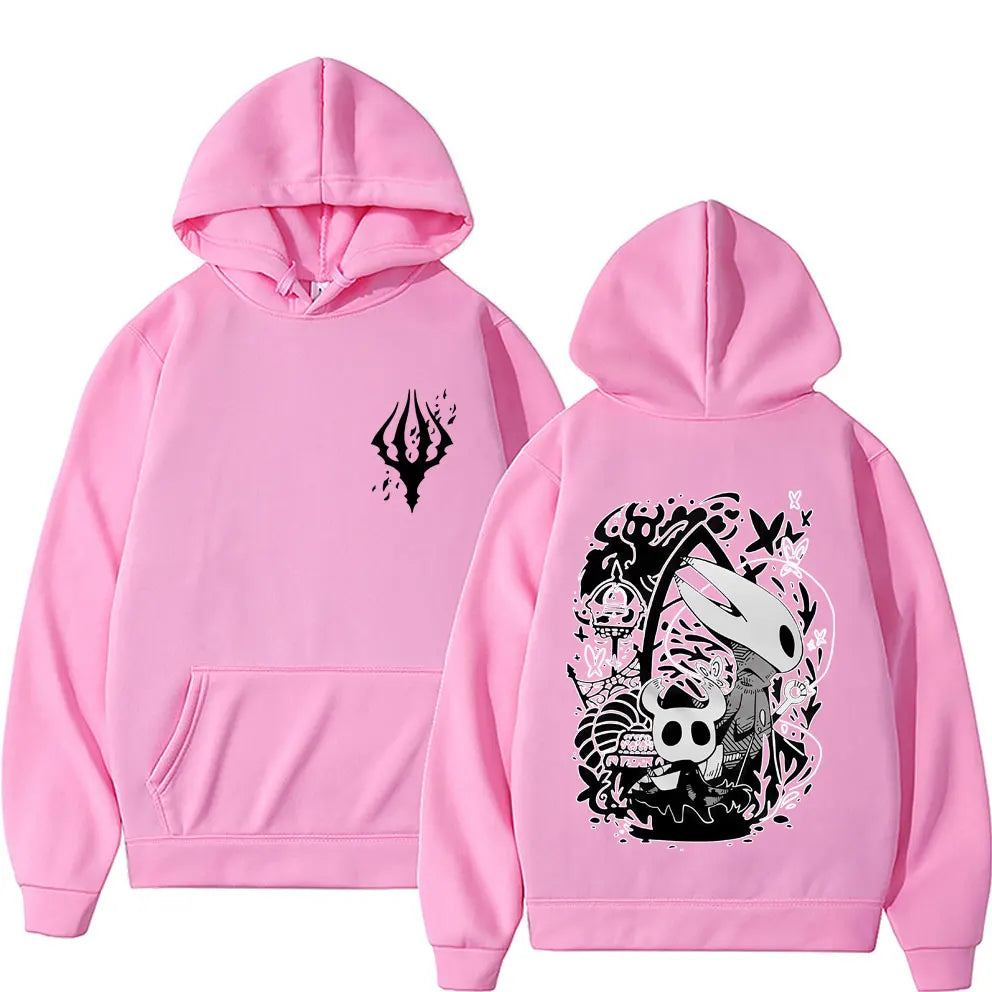Game Hollow Knight Graphic Hoodie Men Women Clothing Cotton Casual Oversized Streetwear Male Vintage Fleece Hoodies Fans Gift