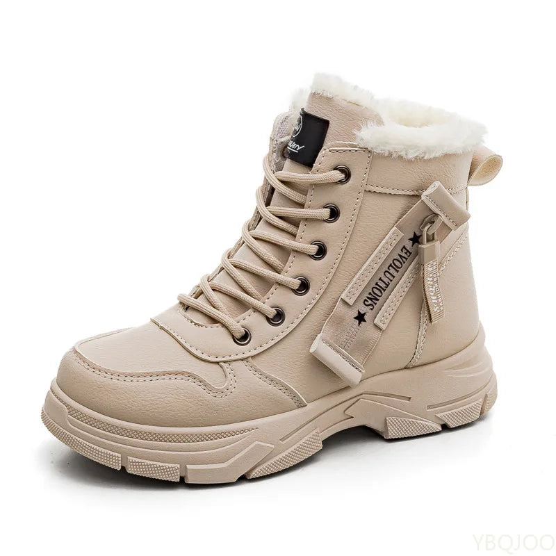 Winter Warm Snow Boots Women's Versatile New Simple Comfortable Daily Casual Anti slip Wear resistant Women's Short Boots