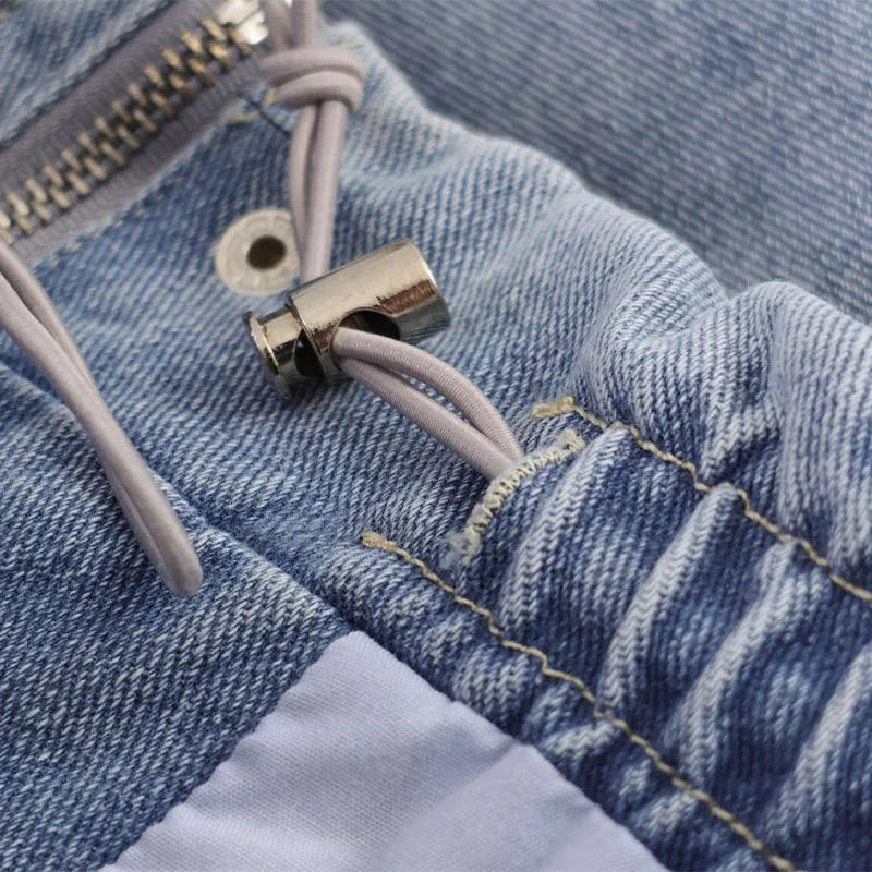 UETEEY Fashionable Versatile Loose Long Sleeve Denim Jacket Women's Cross-Border  Street Style Thickened Zipper Closure
