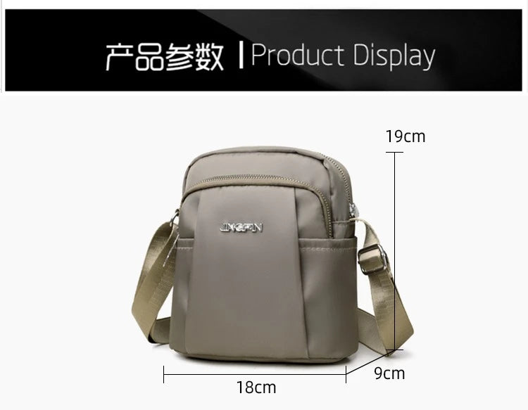 Women's Waterproof Shoulder Bag - Fashion Crossbody with Organizer Pockets for Phone, Keys & Essentials