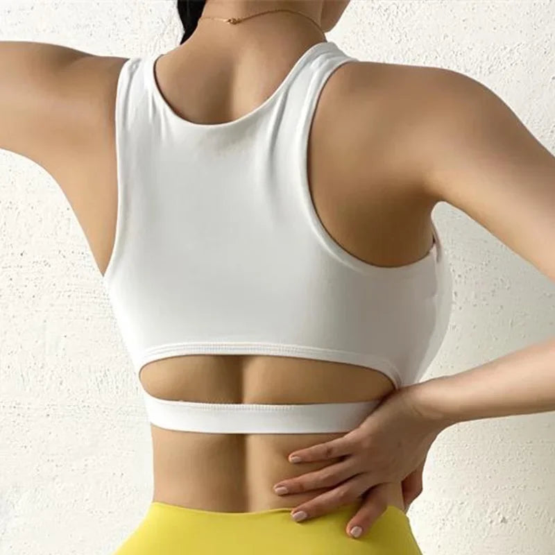 Cloud Hide Super Sexy Women Sports Bra Fitness Yoga Crop Tank Top Underwear Athletic Vest Shockproof Shirt Running Sportswear