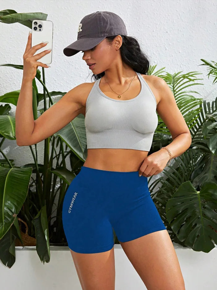 Summer Sexy Yoga Shorts for Women Gym Workout Running Pilates Training Shorts High Waist Stretchy Fitness Activewear Quick Dry