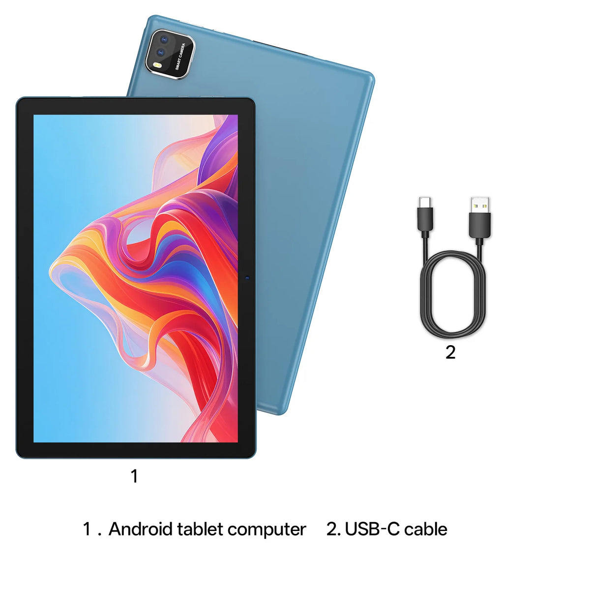 2026 Model Tablet | Brand New Android 16 | 10.0-inch Display | 12GB (3GB+9GB Virtual) RAM + 64GB ROM | Dual Cameras | 6,000mAh