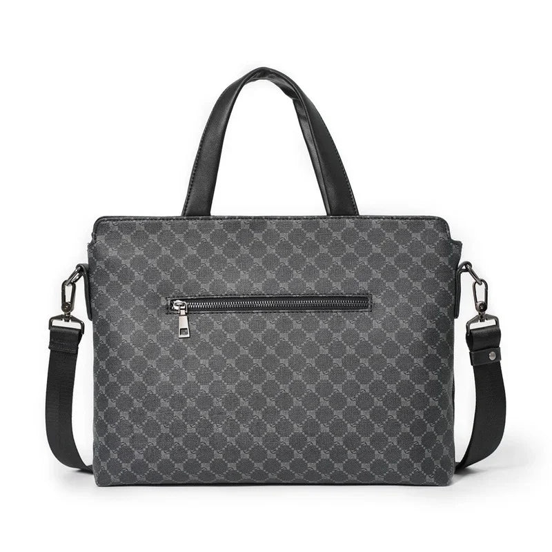 Luxury Business Handbags Men Briefcase Fashion Print Handbag Men Crossbody Messenger Bag Laptop Bag Male Top-Handle Bags Totes